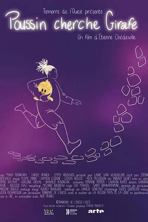 Chick Seeking Giraffe poster