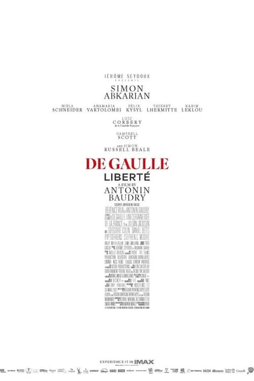 De Gaulle: Liberté poster