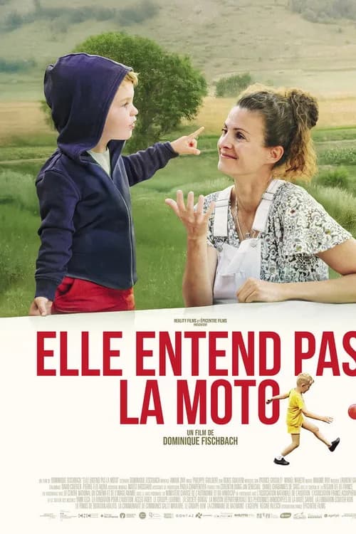 Elle entend pas la moto poster